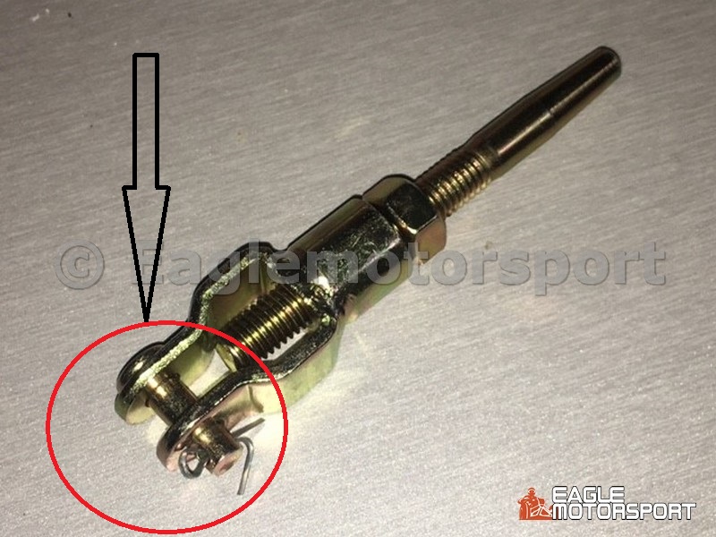 Rempomp stift vergrendeling 7mm